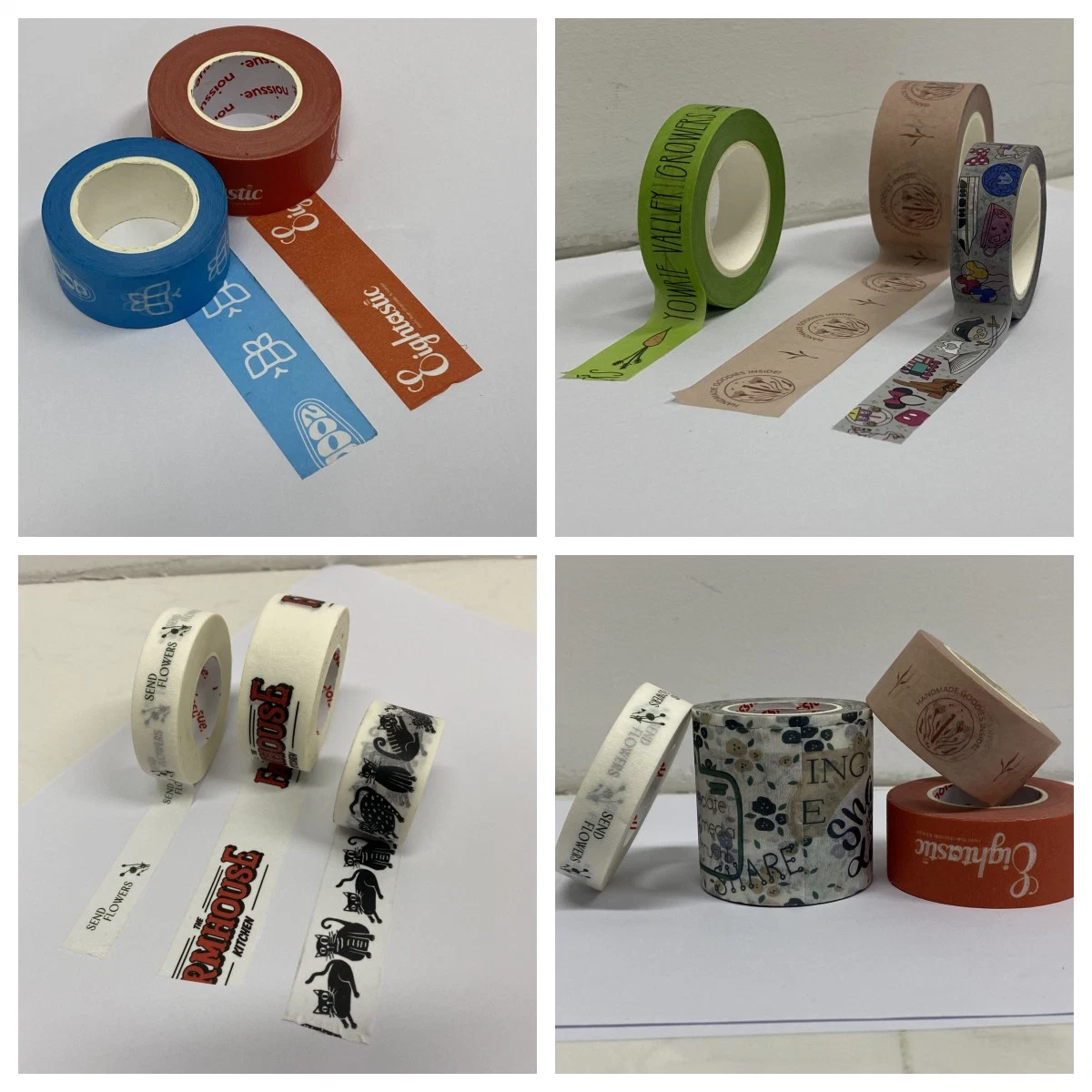 OEM Colorful Japanese Paper Masking Adhesive Washi Tape Sticker Stationery Use for Gift Wrapping and Decoration