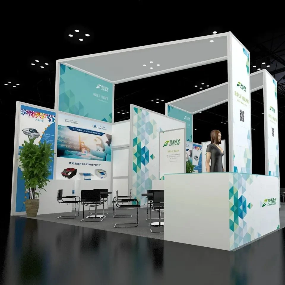 Good Performance 6X9m Aluminun Stand for Exhibition, Reusable UV Printing Aluminum Frame Booth Structure