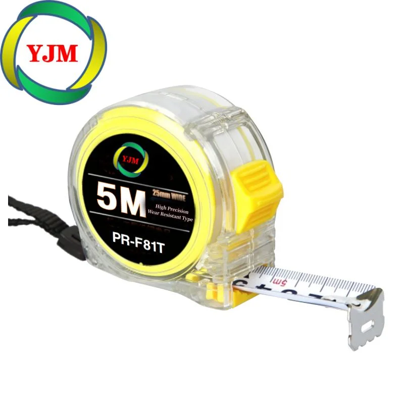 3m/5m/10m High Precision Wear-Resistant Tape Measure with Plastic Housing and Point Brake Button