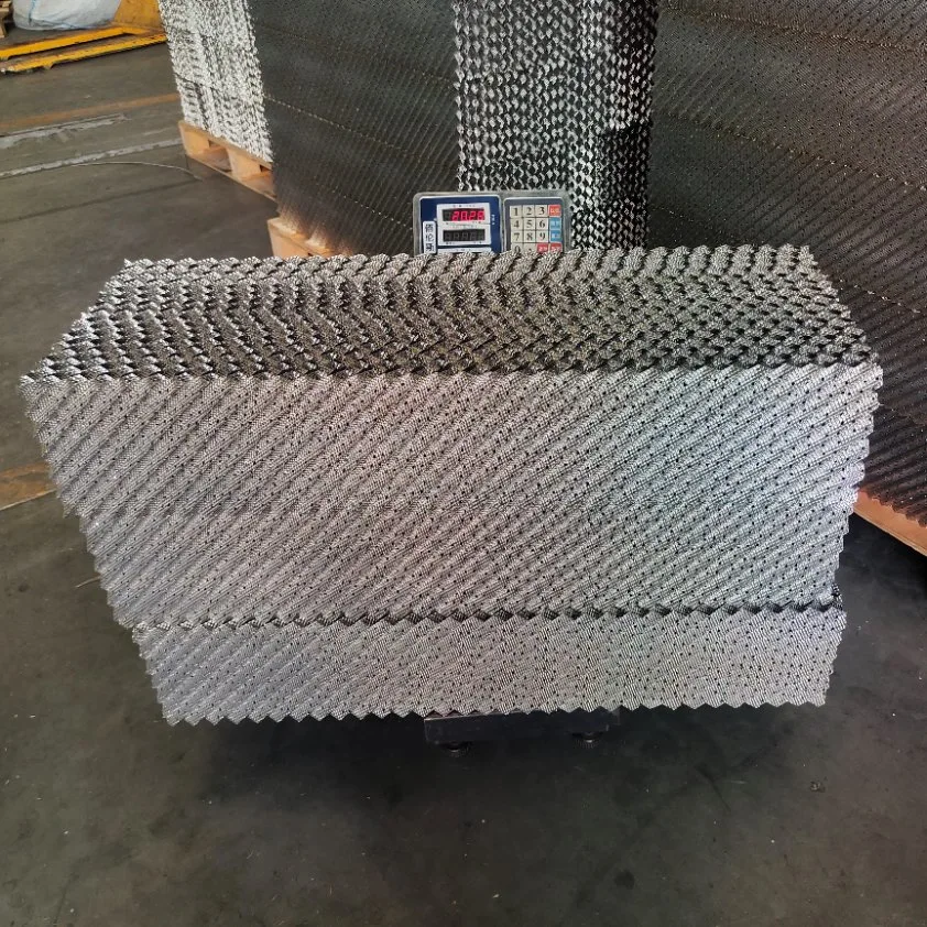 125y 250y 350y 450y Metal Corrugated Plate Structured Packing for Vacuum Distillation Tower