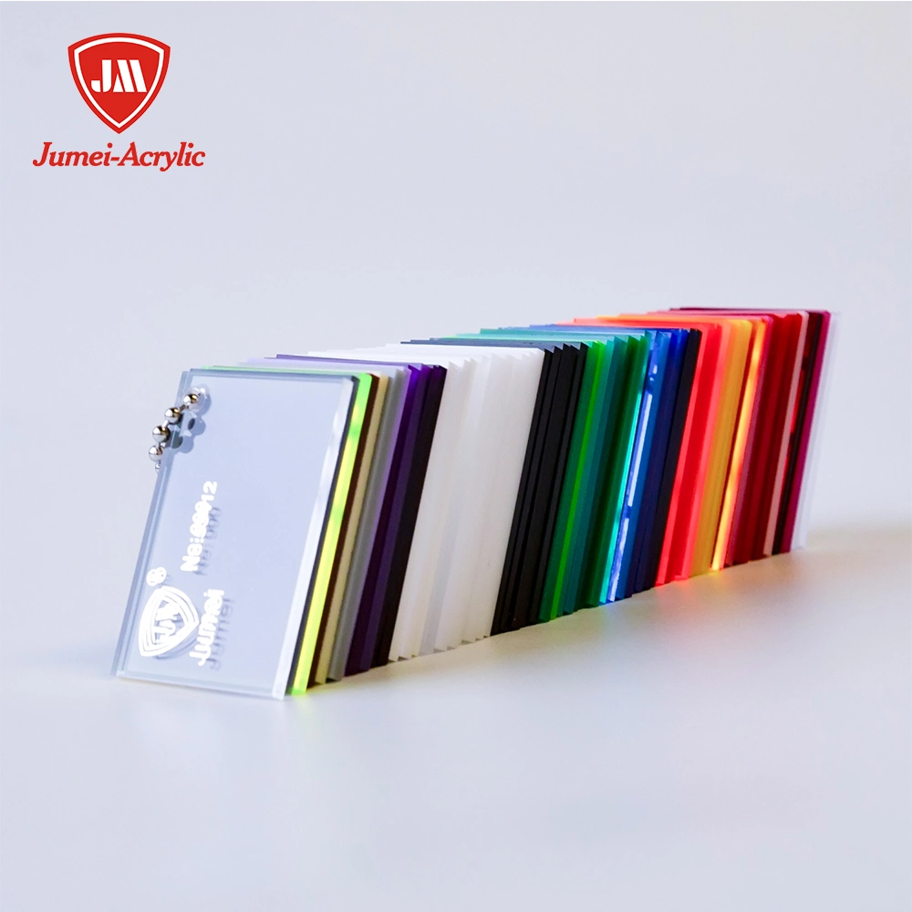 Jumei ISO CE Certificated Sample Custaomizatian High Repurchase Rate 1.8-50mm Furniture Perspex Panel Board Cast Color Clear Glitter Cast Acrylic Plastic Sheets