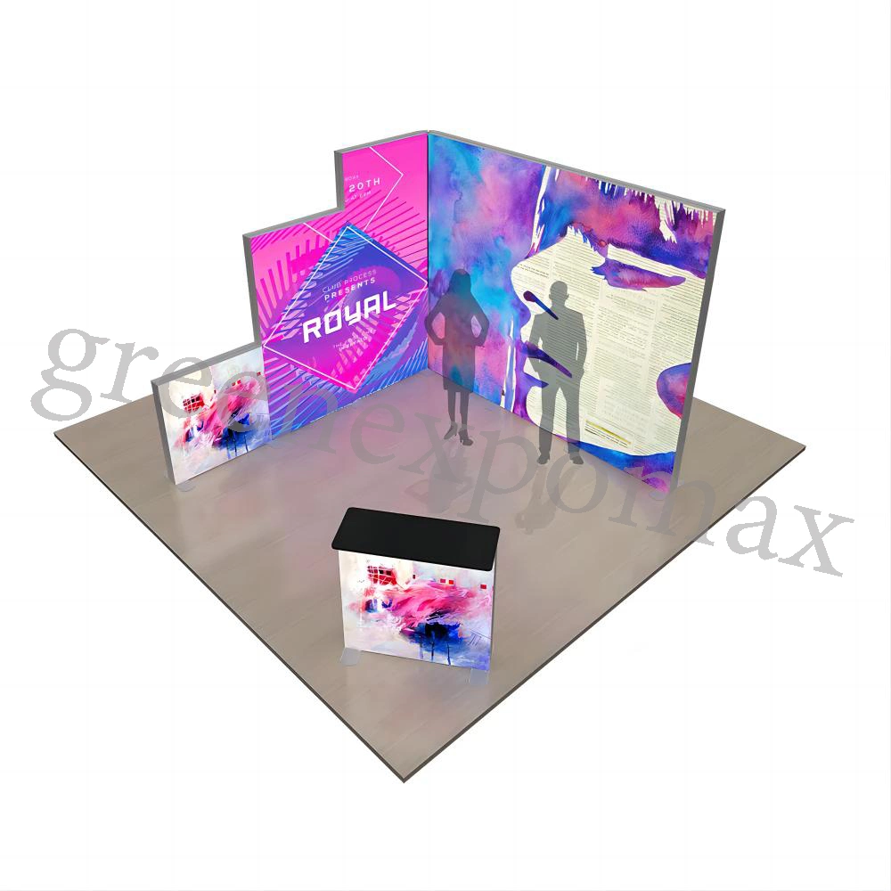 Modular Fabric Stand with Aluminum Frame Backdrop Light Box