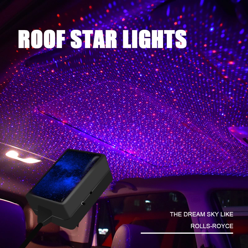 Techo nocturno Starry LED techo de coche Mini láser USB Decoración proyector de luz de estrella al por mayor