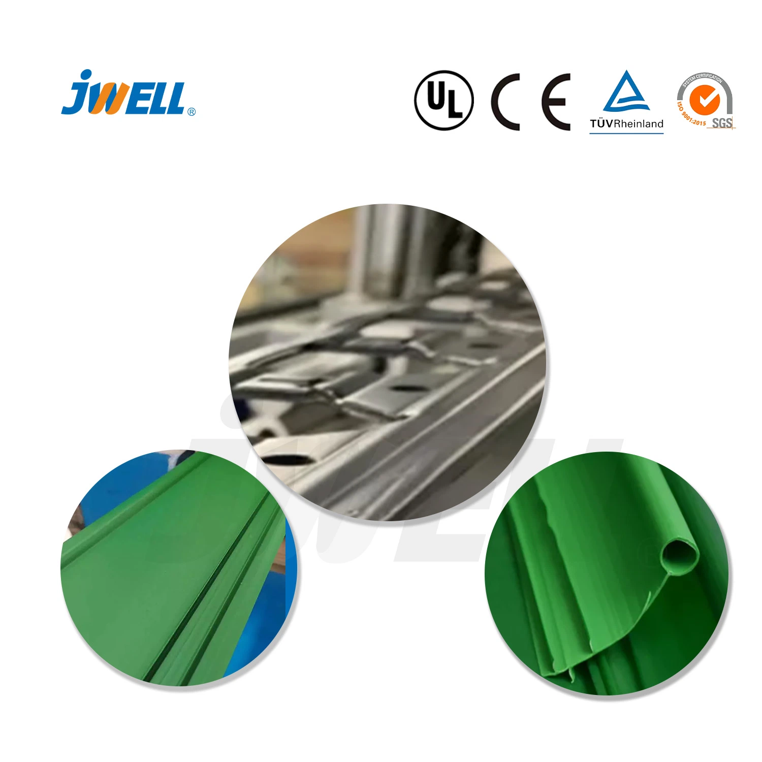 Jwell Grass and Stone Isolation PE Belt / Tape Extrusion Line