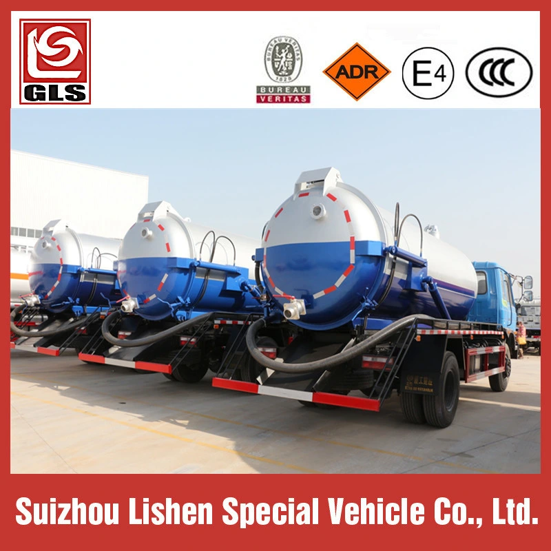 Dongfeng 4X2 8cbm 10cbm 15cbm Vacuum Fecal/Sewage Suction Truck