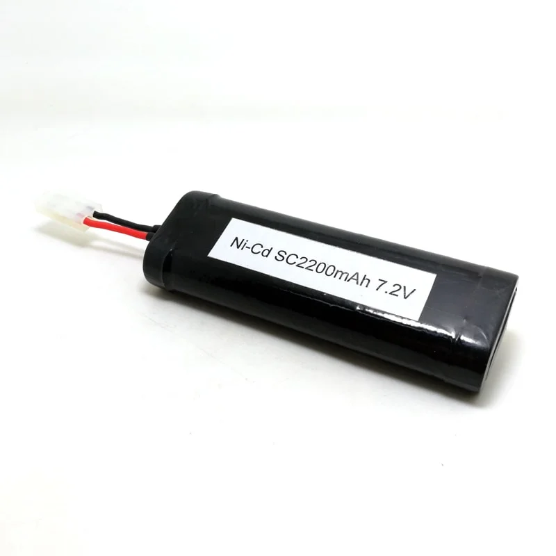 7,2 V 2200mAh alta taxa de descarga 10c Sc Ni-CD Bateria Recarregável para alta velocidade Racing