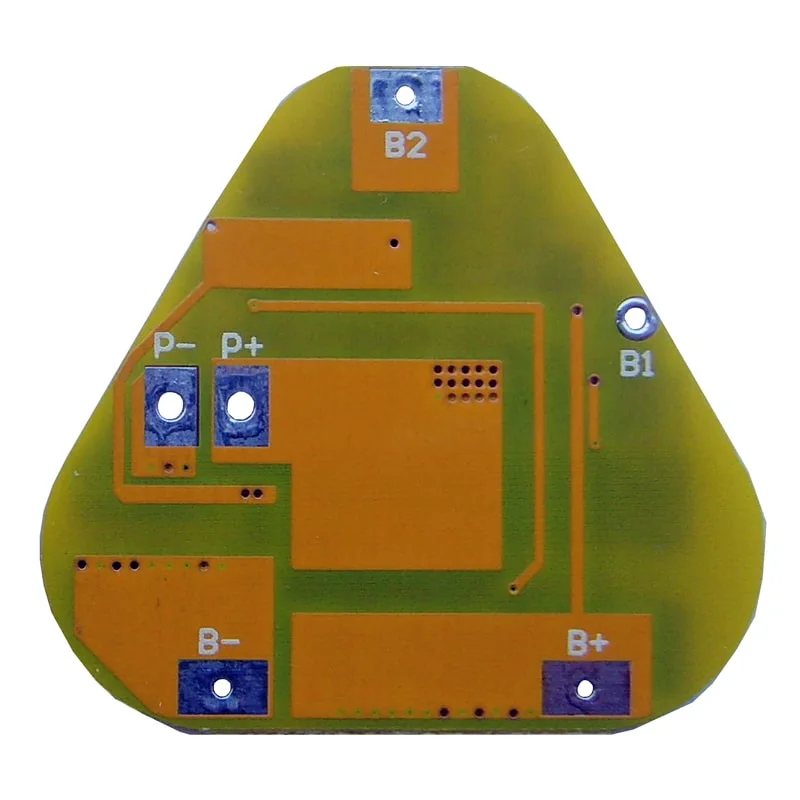 3s 20A BMS para Triangular 10,8V 11.1V 12V/Li-ion de litio-polímero de litio/9V 9,6V LiFePO4 Batería Talla L42*W39*T3.5mm (PCM-L03S20-157)