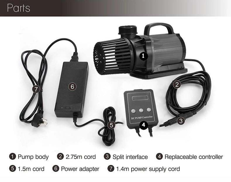 15000lph DC Water Pump Variable Frequency with Sine-Wave Controller