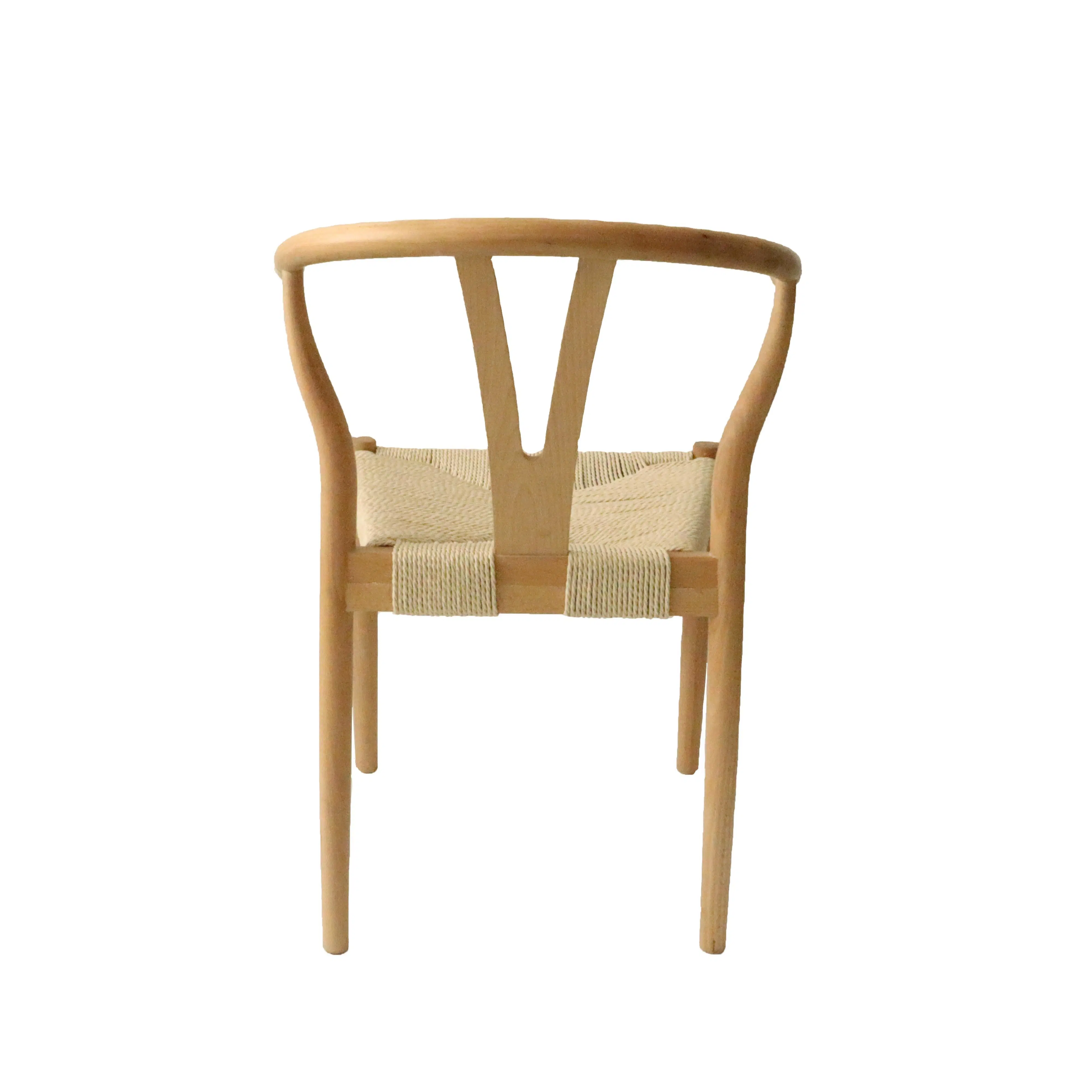 High quality/High cost performance  Ash Wood Black Color Hans Wegner/ Danish /Professional Factory Y Dining Chair