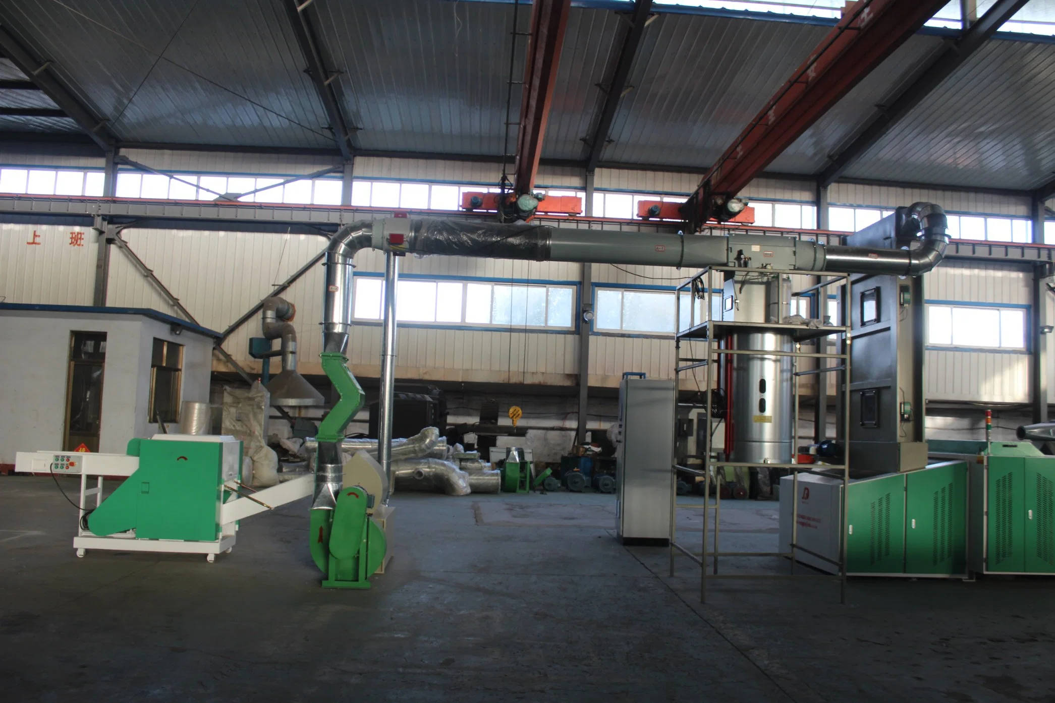 Textile Waste Clothing Yarn Cloth Opening Into Fibershigh-Yield Fully Automatic Textile Waste Recycling Production Line