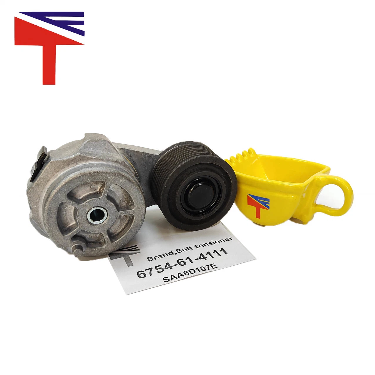 Diesel Engine Belt Tensioner Accessories Parts Number 6754-61-4111 for Engine PC200-8 SAA6d107e