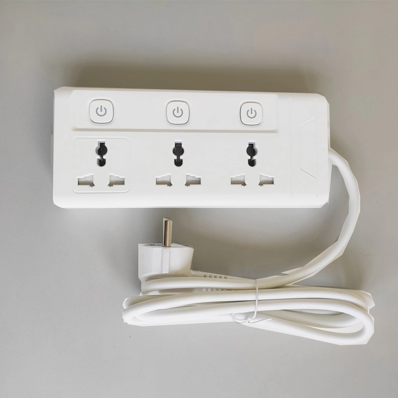 6 Way UK Power Strip Desk Top Power Strip