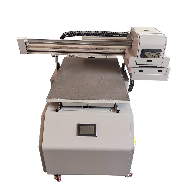 Desktop A1 3 Köpfe UV-Drucker Flachbett-Druckmaschine