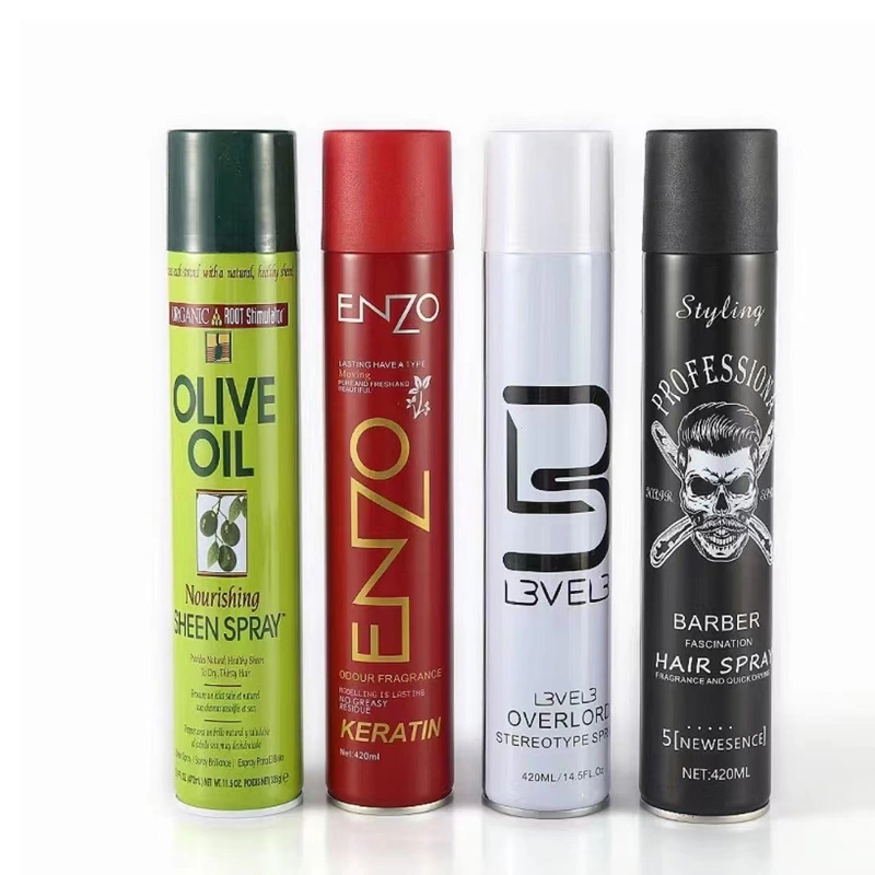 Custom Fragrance Freeze Spray Hair Best Shine Hair Styling Spray Marken OEM für Haar