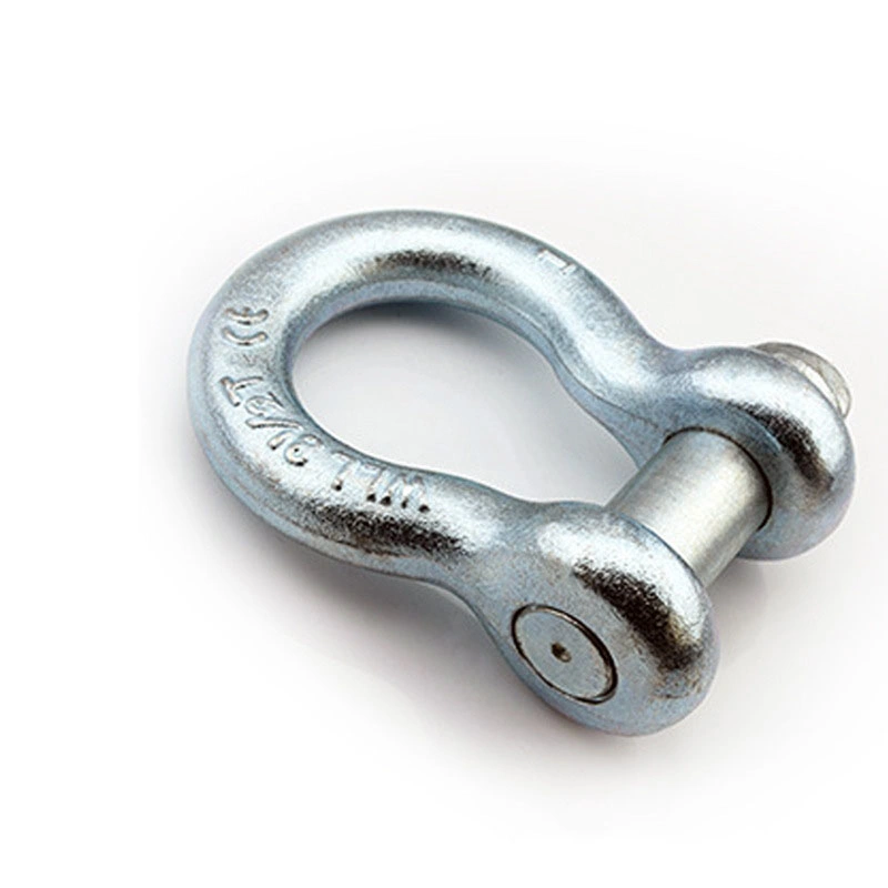 Heavy Duty U. S. Type Galvanized Steel Forged Screw Pin Anchor Bow Lifting Marine Rigging Shackle