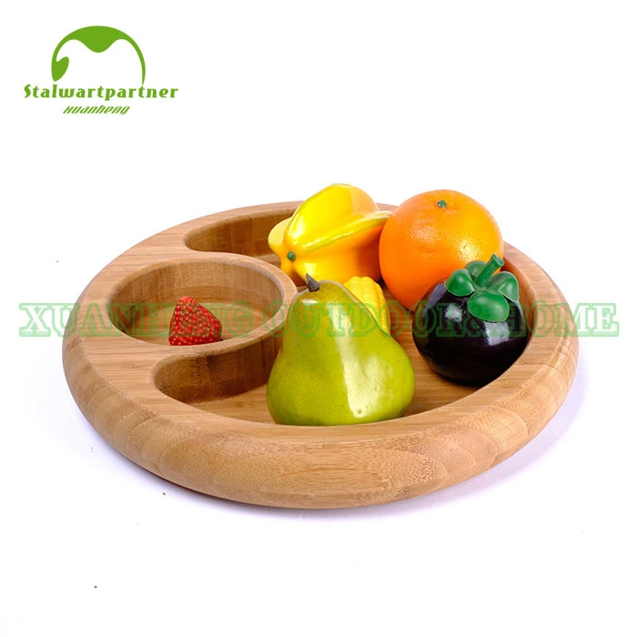 Bamboo Cheese Cake Fruit Serving Tray