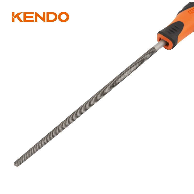 Kendo High Removal Rate Round Steel File with Tapered Shape Towards The Tip