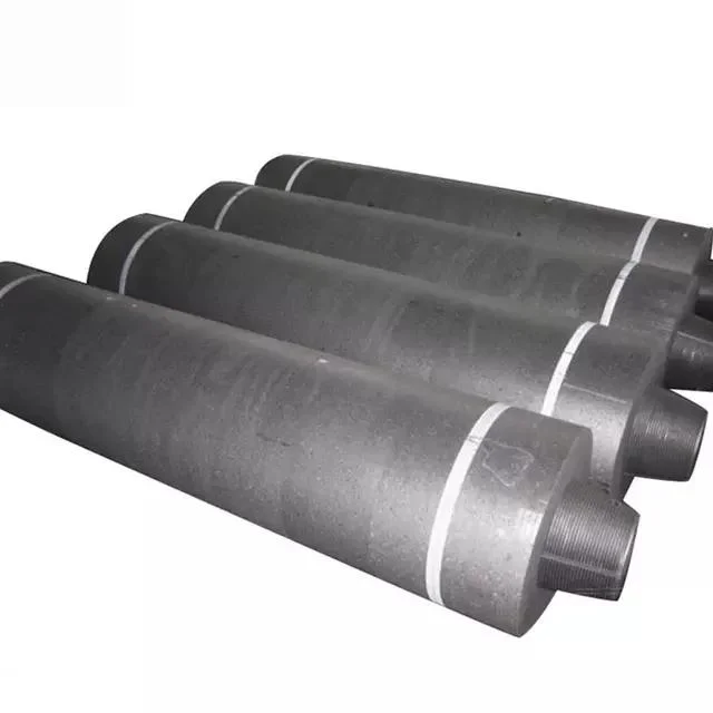 HP UHP Graphite Electrode with Nipples 350 mm 450 mm 550 mm Graphite Electrode for Arc Furnaces