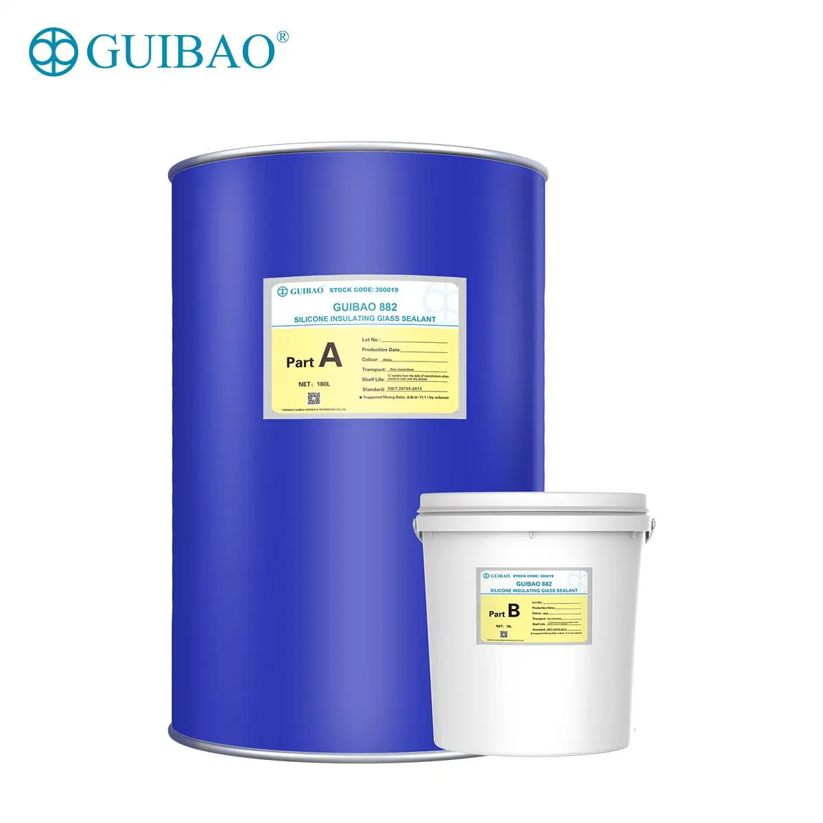 GUIBAO NETURÁLICO compatible vidrio aislante sellado secundario Precio de fábrica silicona Sellador