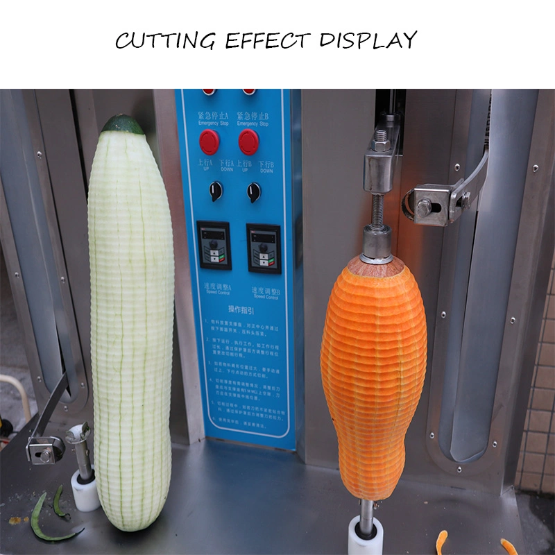 Double Knife Peeling Machine Suitable for Pumpkin Melon Peeler