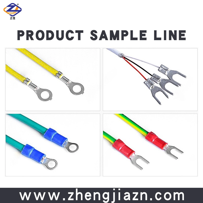 Fork Insulated Electrical Wire Crimp Terminals Spade Terminals Single Terminal Crimping Machine