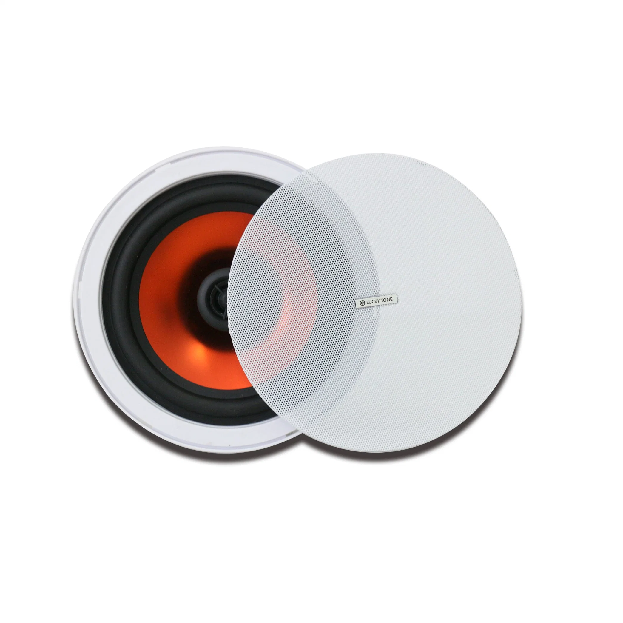 Nouveau produit 60W 2 voies OEM 6 pouces 8 ohms Haut-parleur de plafond pour enceintes encastrable murales en polyester coloré Woofer et son hi-Fi