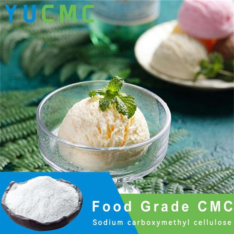 Yucmc Contrato de fabricación proveedores producción Coating Grado China polvo hielo Crema Carboxymethylcelulosa alimento Sodio carboxymethyl celulosa CMC