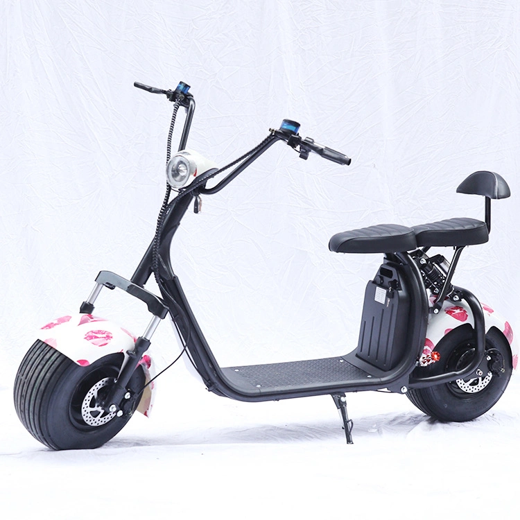 Motorcycle Electric Scooter Bicycle Electric Bike Electric Motor Scooter Harlay Scooter Electric Mountian Scooter Battery 60V 12ah 1500W Motor Stepper Scooter