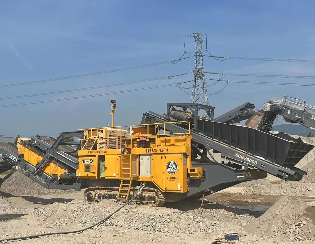 China Supplier High Quality Concrete Waste Recycling Plant Stone Mobile Crushing Plant