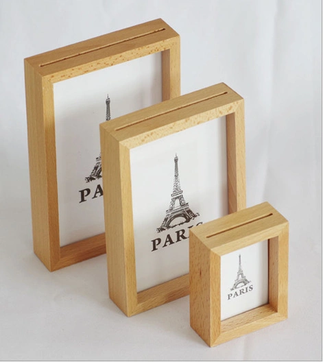 Natural Wooden Photo Frame Beach Themed Photo Frame Wooden Deep Shadow Box