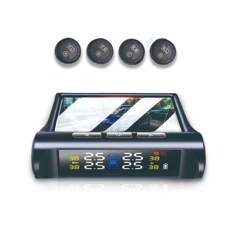 Solar Power External Sensor Tyre Pressure Monitor System TPMS for Car Truck