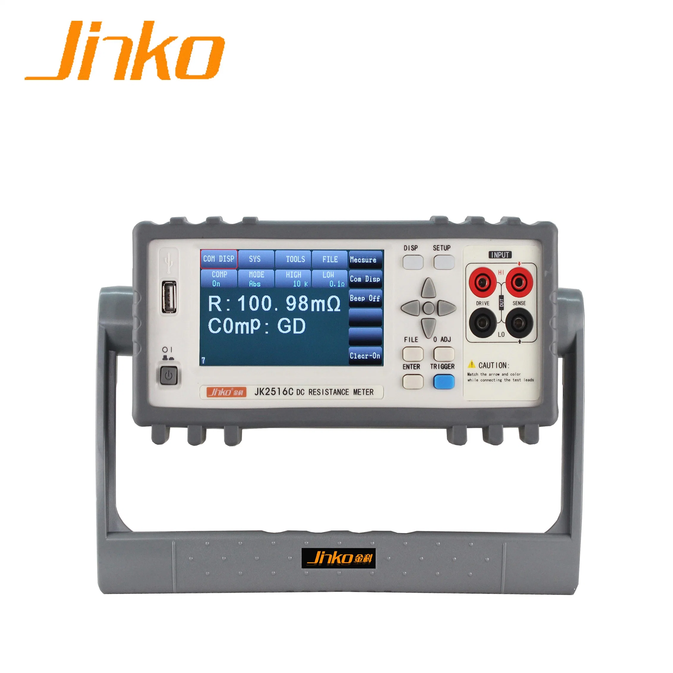 Jk2516c Widerstandsmessgerät Mikroohmometer für niedrige Gleichspannung