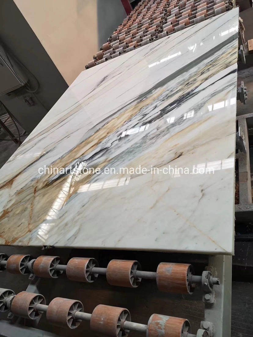 Nature Calacatta Golden/White Marble Slab