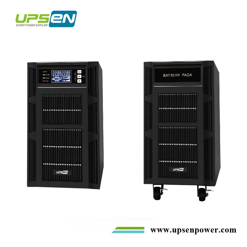 Trois niveaux de puissance onduleur onduleur en ligne Tech 6kVA = 6kw 10kVA =10kw avec PF1, chargeur CA réglable 1A - 12A, 144VCC de tension DC Configurable 192VCC 240VDC