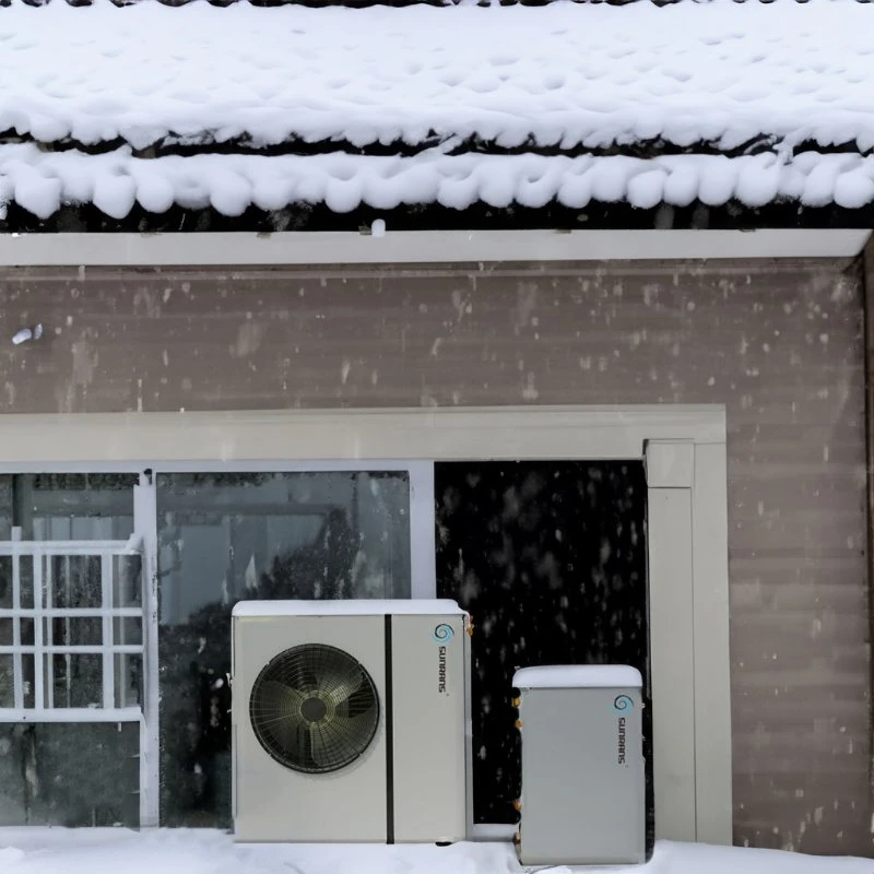Разделить насос-регулятор DC Heat Pump R32 воздушно-водяные обогреватели 3,9 кВт-15,8 кВт с системой отопления в доме и контроллером Smart WiFi