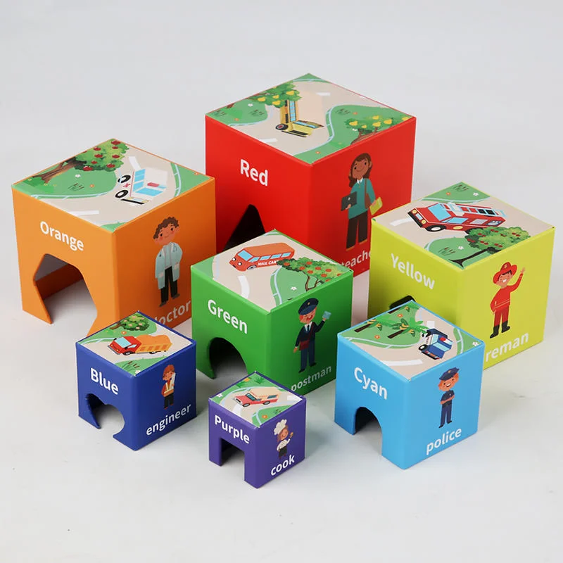 Wooden Big Game Cube Montesori Children′ S Educational Toys