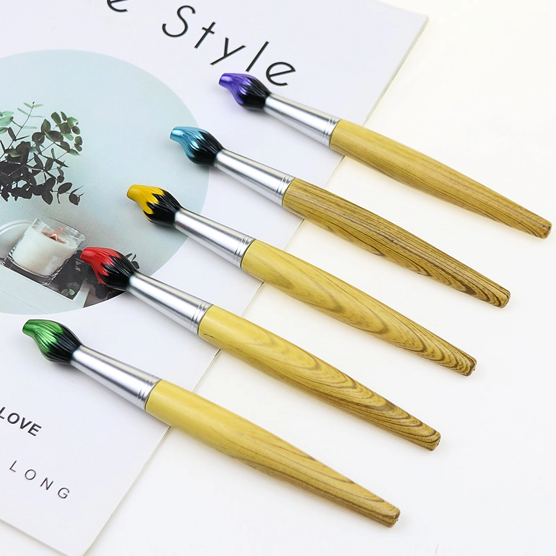 Promoción bolígrafo de modelado de soplete plástico creativo con colores variados