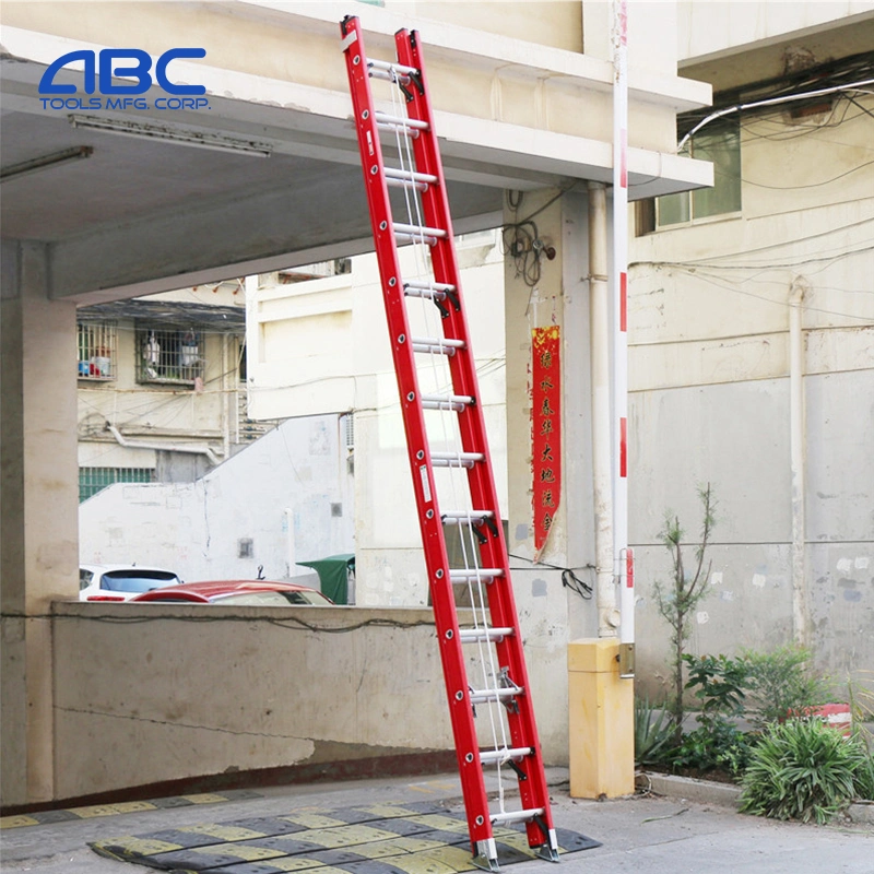 4 5 6 7 8 9 Steps Folding Fiberglass Ladder with CSA/ANSI/En131 Certification for Use Around Electricity