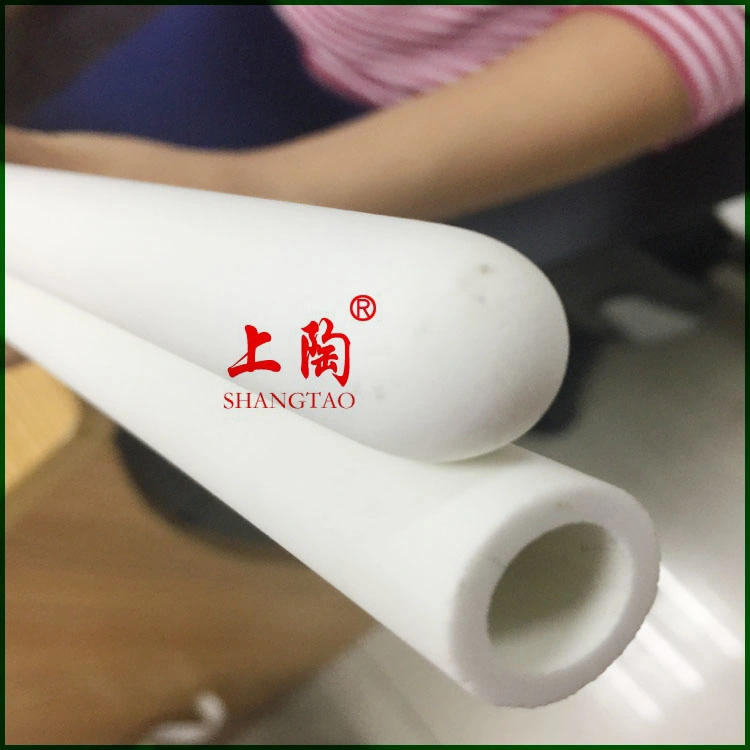 60% Al2O3 C610 Ceramic Alumina Protection Tube for Thermocouple