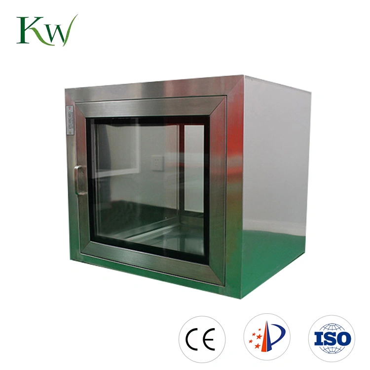 SS304 Stainless Steel Interlocking System Static Pass Through Window