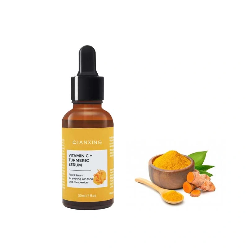 Natürliche Organic Tumeric Face Skin Care Set Serum/Creme/Körperpeeling