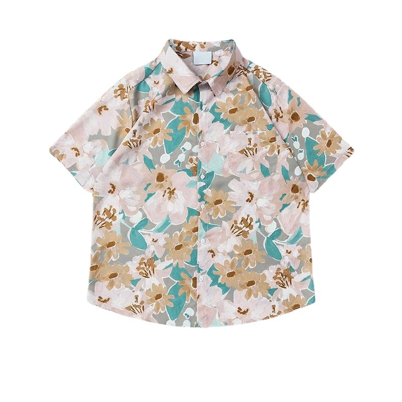 2023 New Style Custom Person Printed Cheap Hawaiian Shirt Men Customized Shirt