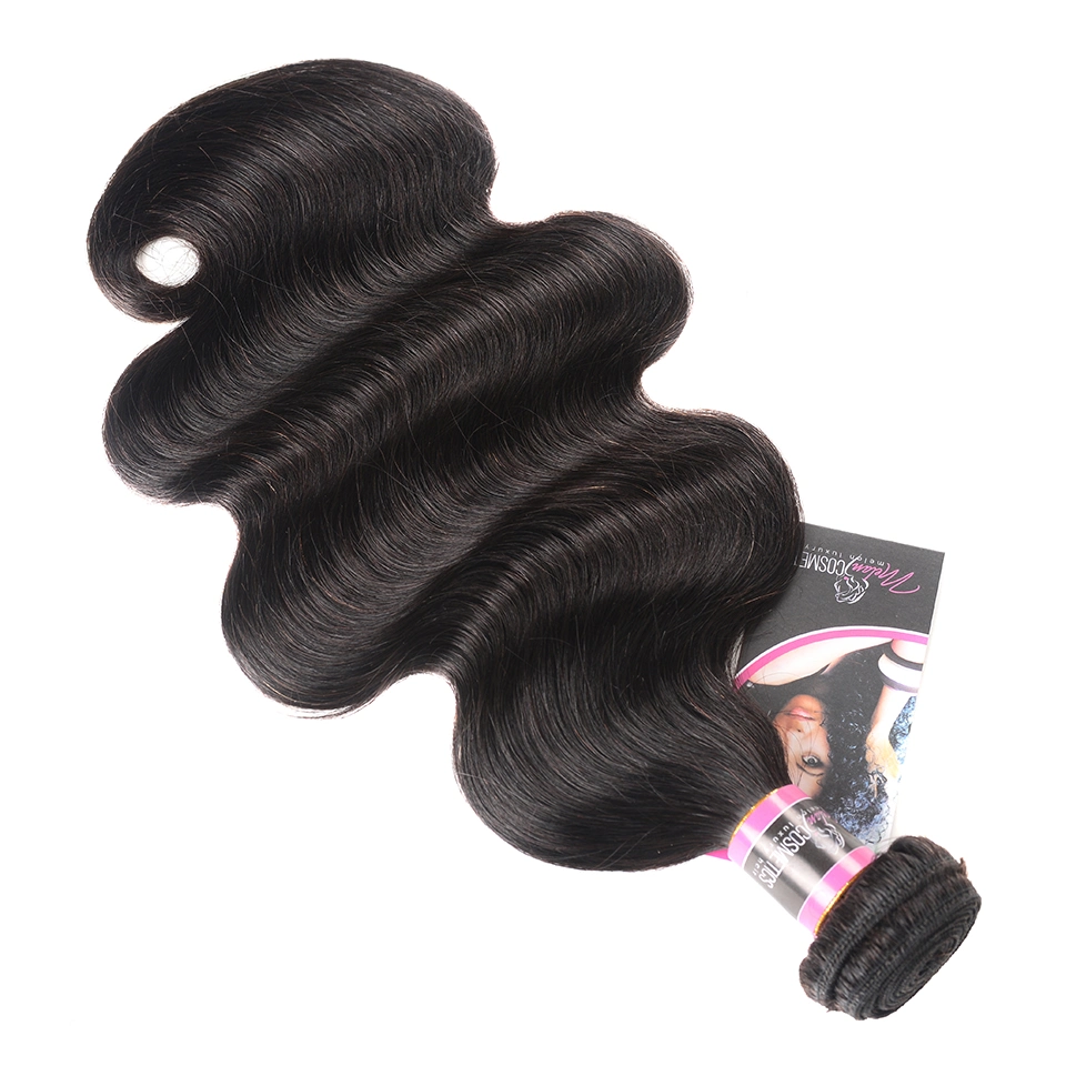 Brazilian Human Hair Weaves Peruvian Virgin Hair Weft 100% Natural Human Hair