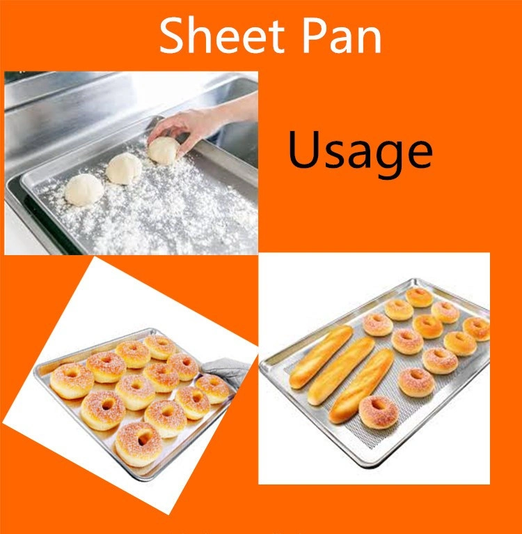 Aluminum Pizza Tray/Pan, Coupe Style or Wide Rim Bakeware