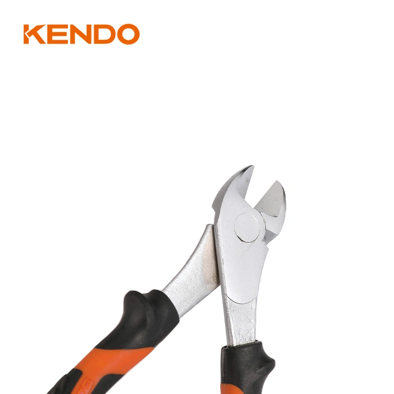 Kendo 7-Inch/180mm Heavy Duty CRV Cutter Side Cutting Plier Diagonal Cutting Pliers