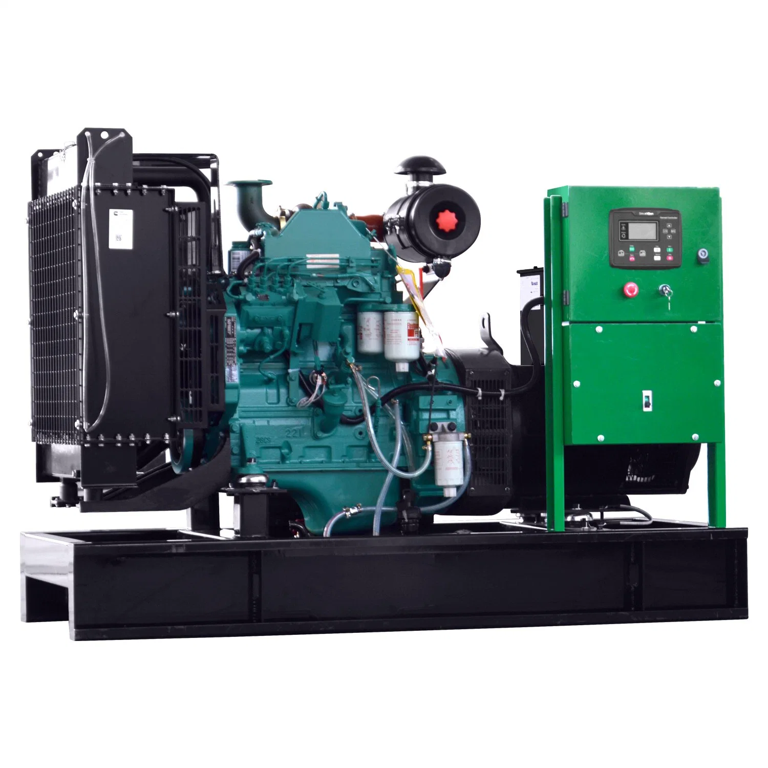 Open Type Cummins Engine 100kVA Watercooling Diesel Power Generators Set Genset