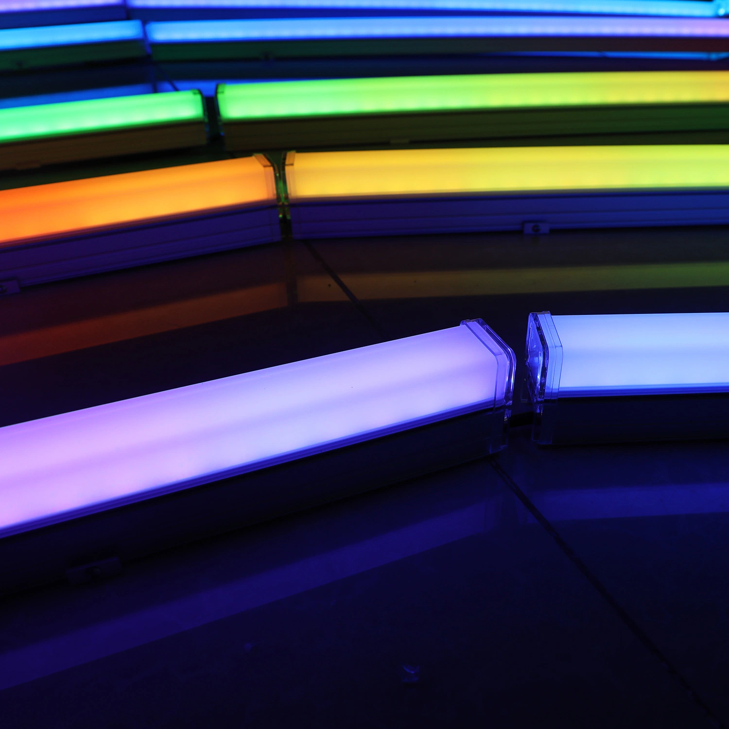 Адресуемые LED Pixel трубы RGB линейные отображения рекламы