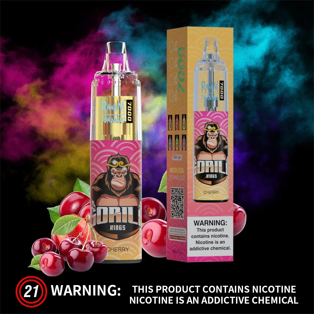 VAPE recargable E desechable E cigarrillos Puffs Fumot Randm Tornado 7000 Puff VAPE Precio pluma