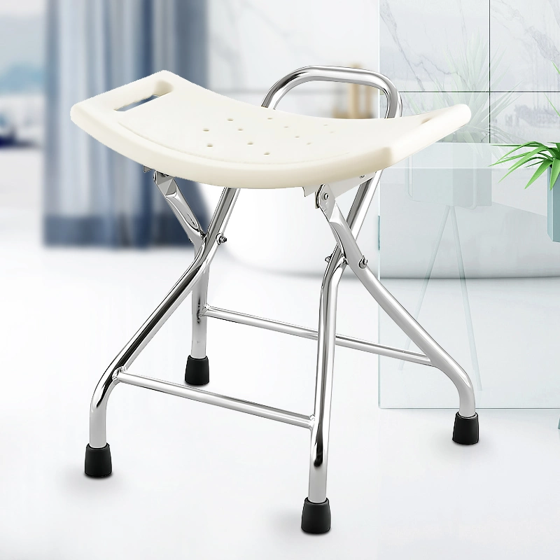 Rehabilitation Therapy Foldable Bath Shower Chair for Man and Woman