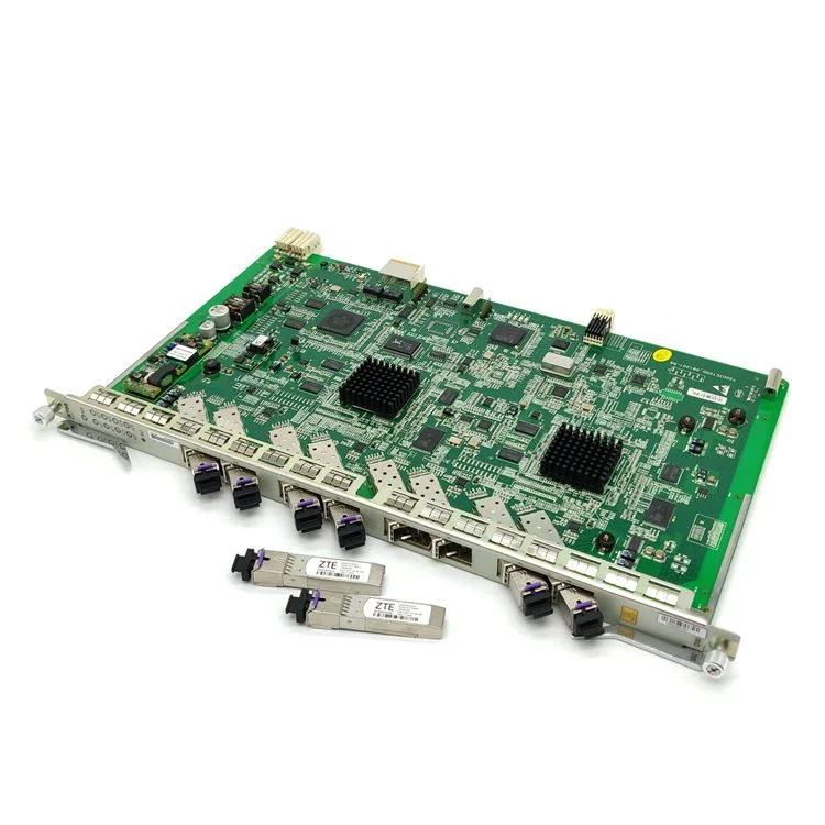 New Original 8 Ports Epon Board Etgo for Olt Zxa10 C300 C320 with 8 PCS Px20+ SFP Modules